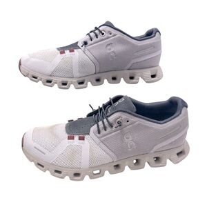 On Cloud Womens Purple & Gray Cloud 5 Trail Running Hiking Outdoor Shoes Size 8